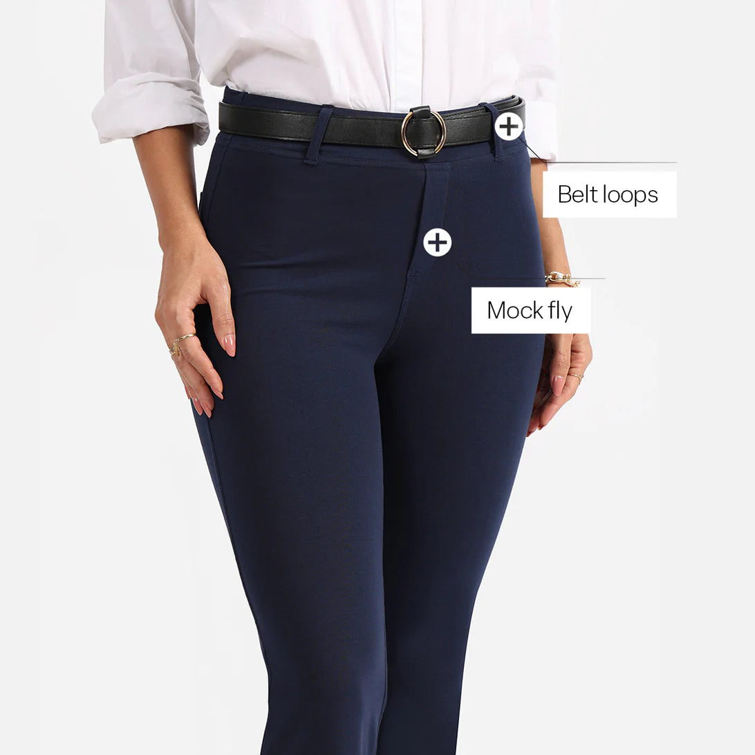 AM:PM Air Flare Trousers - Cotton Tall