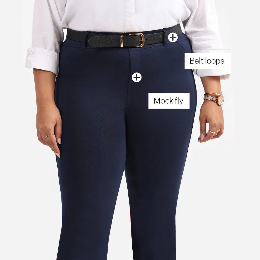 AM:PM Air Flare Trousers - Cotton Tall