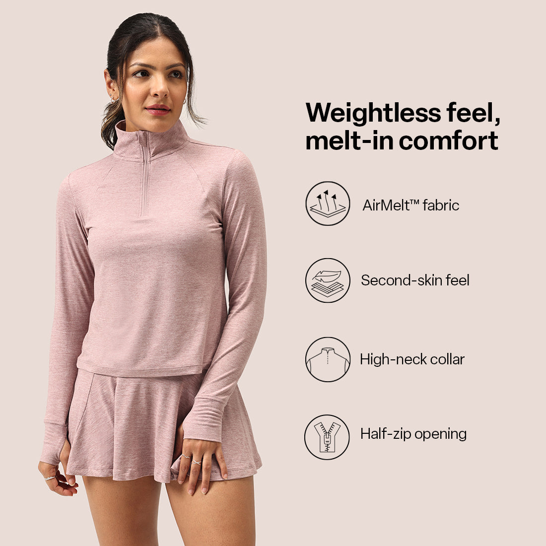 AirMelt™ Quarter Zip Pullover