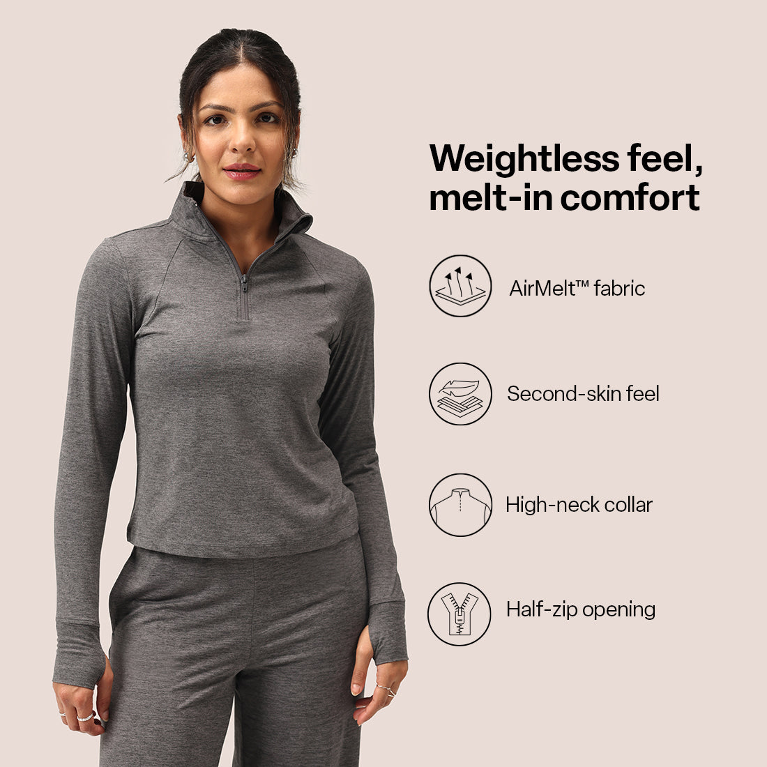 AirMelt™ Quarter Zip Pullover