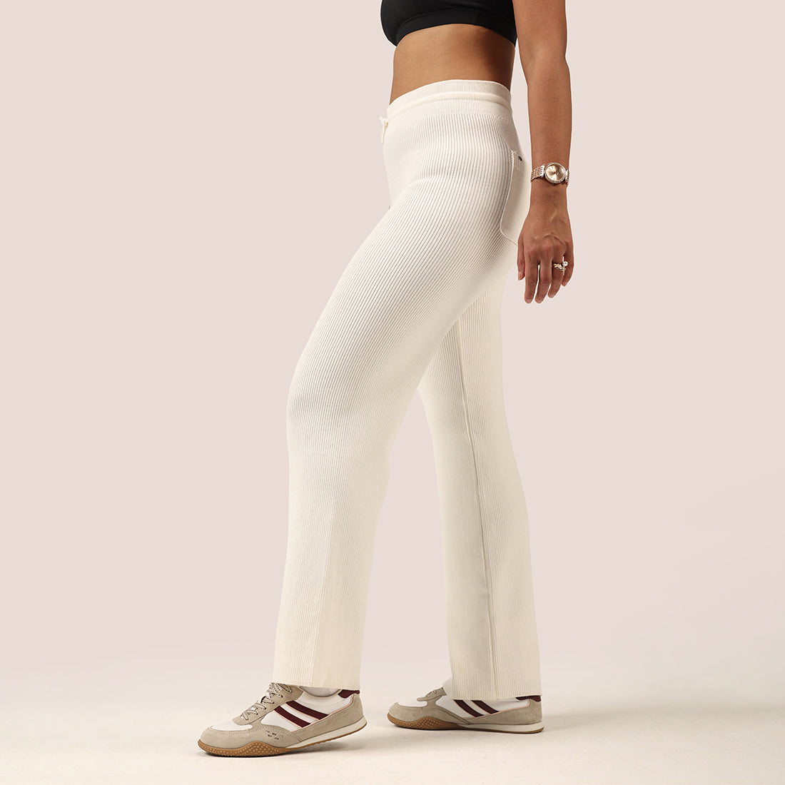 All Day Cotton Ribbed Pants