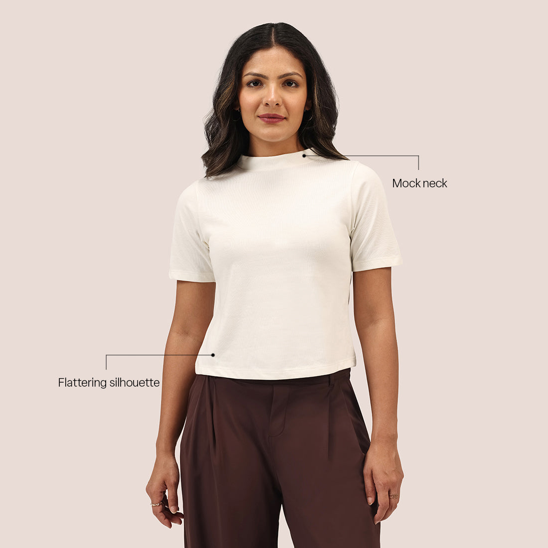 Cotton Pro High Neck Top