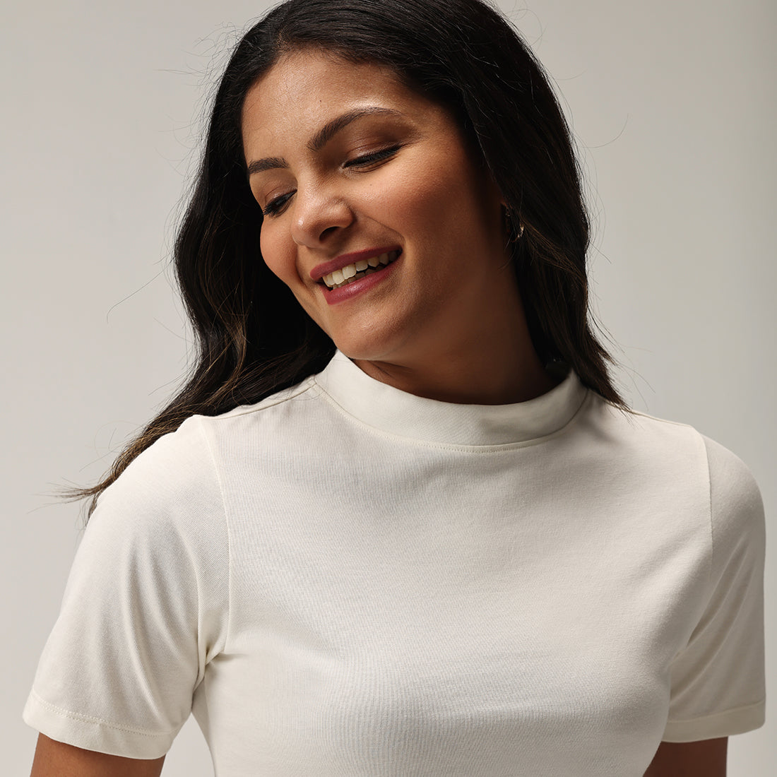 Cotton Pro High Neck Top
