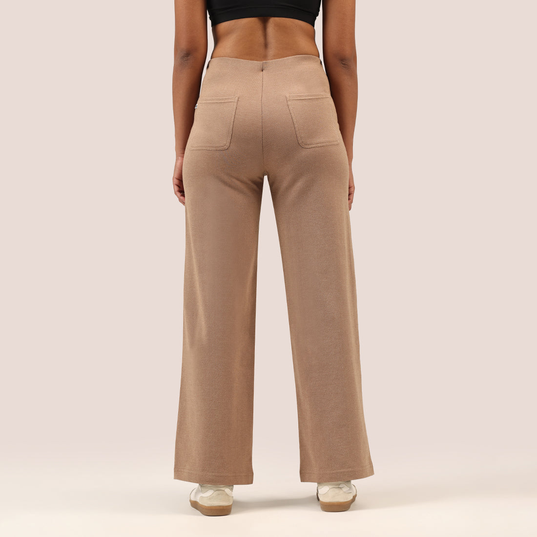 Work-To-Wine Twill Wide Dart Pants
