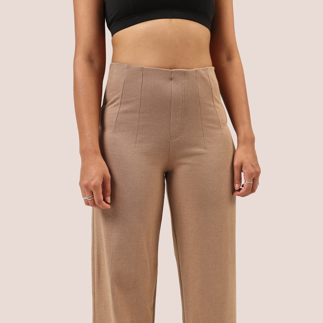 Work-To-Wine Twill Wide Dart Pants