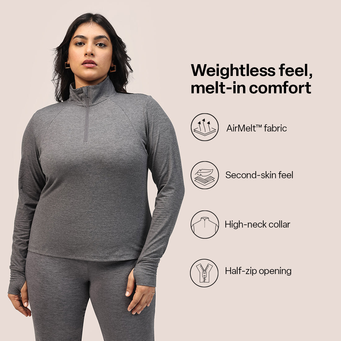 AirMelt™ Quarter Zip Pullover