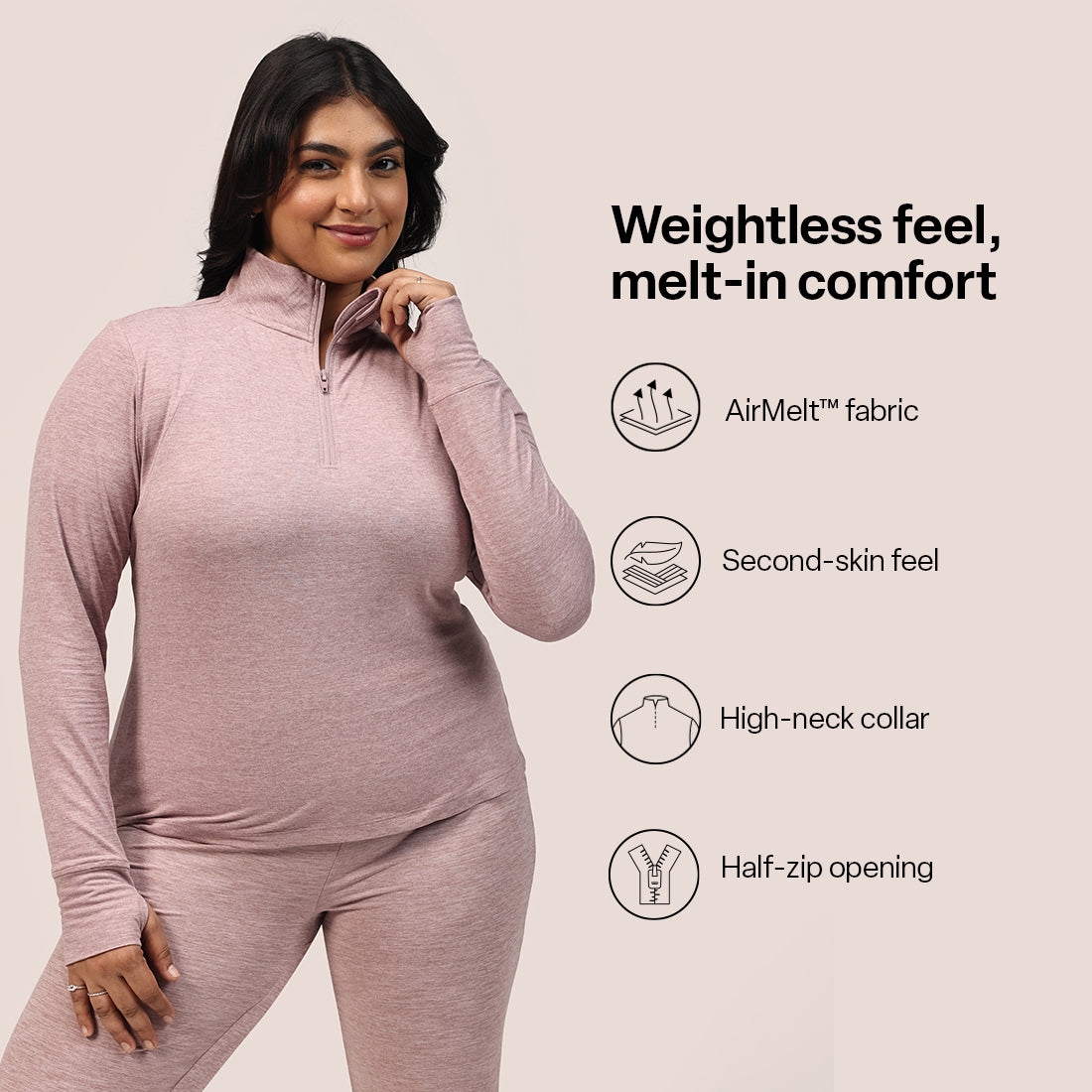 AirMelt™ Quarter Zip Pullover