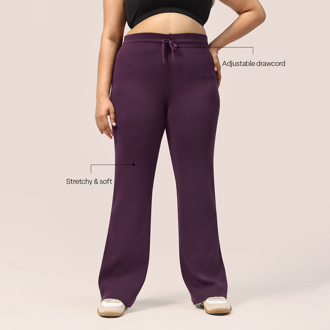 All Day Cotton Ribbed Pants