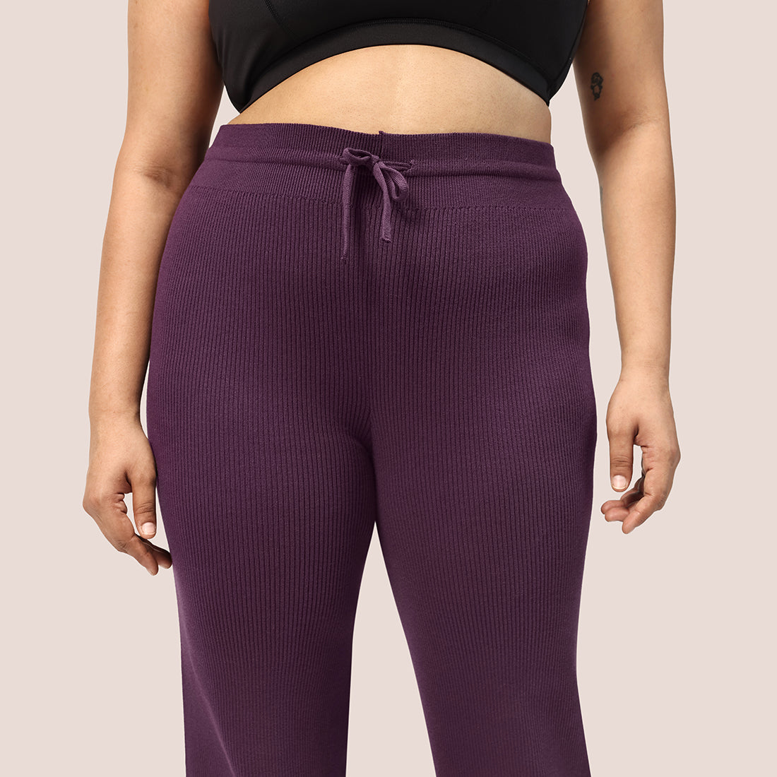 All Day Cotton Ribbed Pants