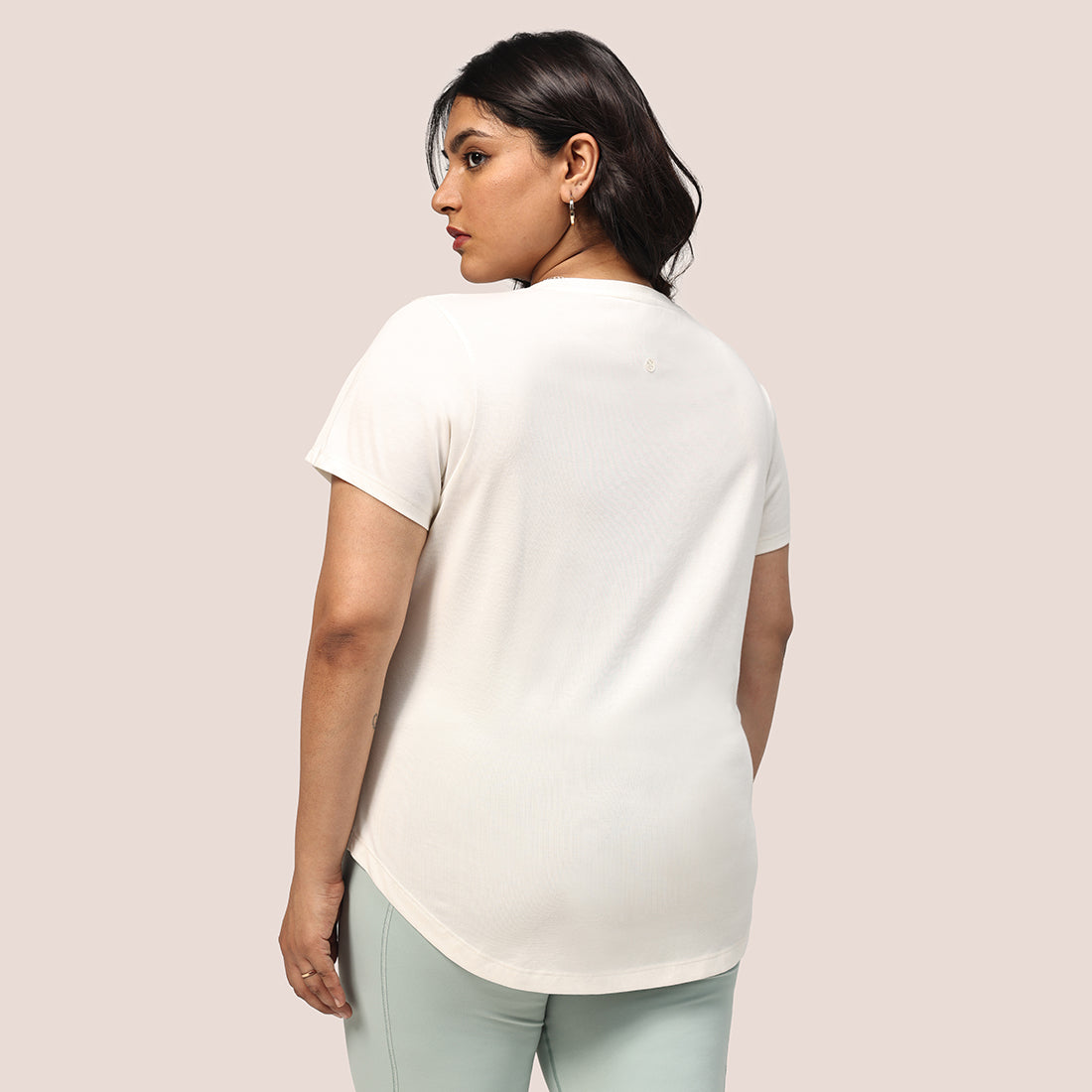 Cotton Pro Curved Hem Tee
