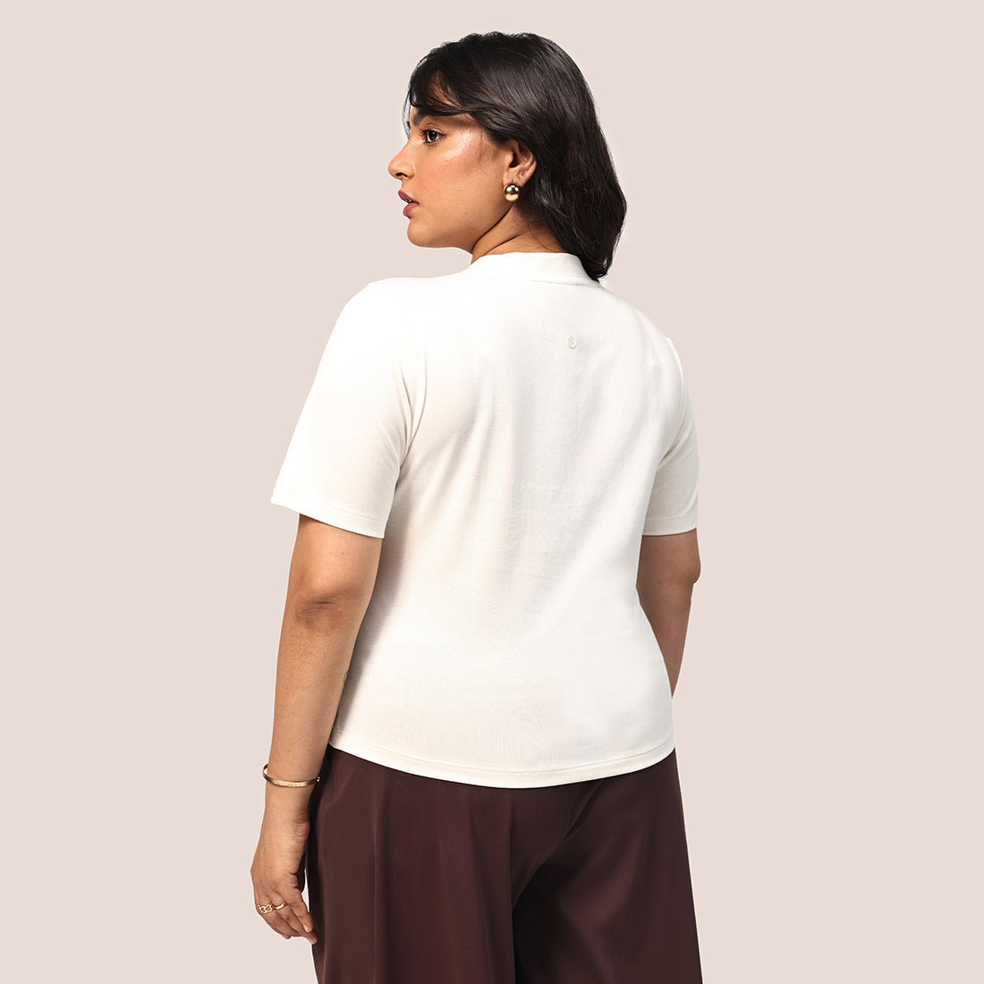 Cotton Pro High Neck Top