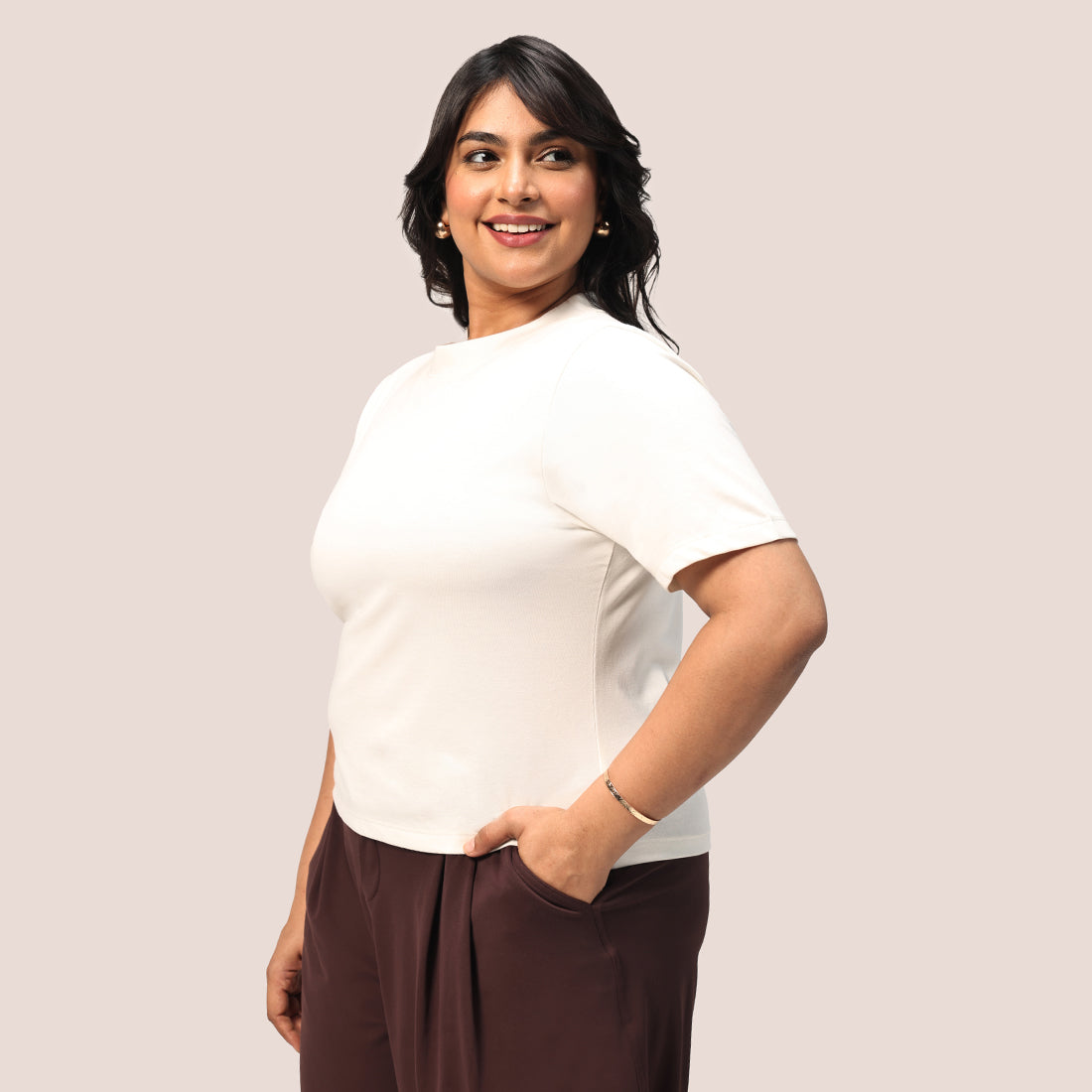 Cotton Pro High Neck Top