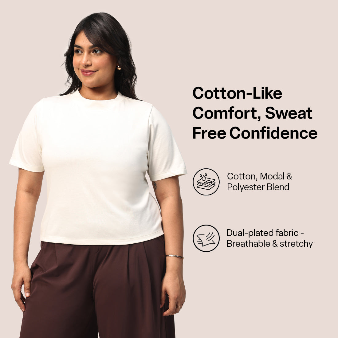 Cotton Pro High Neck Top