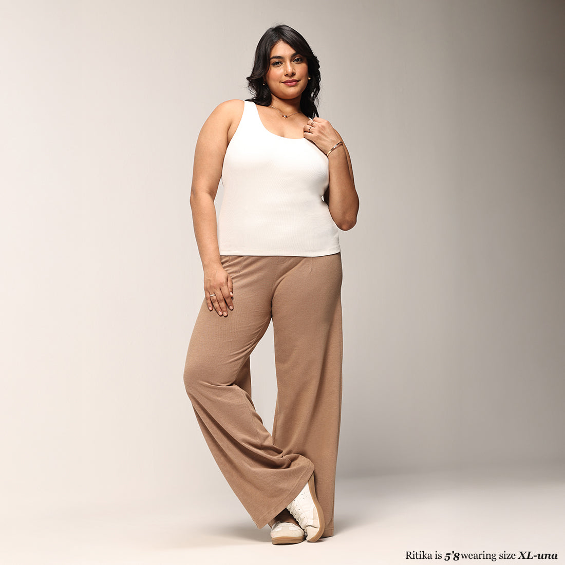 Work-To-Wine Twill Wide Dart Pants