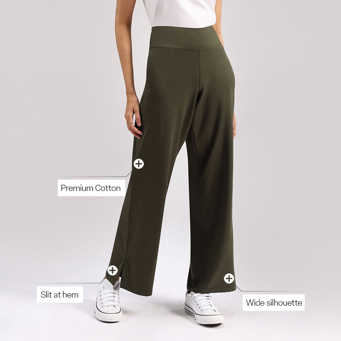 AM:PM Air Wide Trousers - Cotton