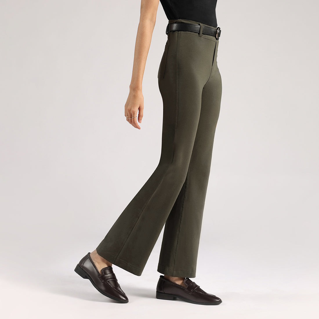 AM:PM Air Flare Trousers - Cotton