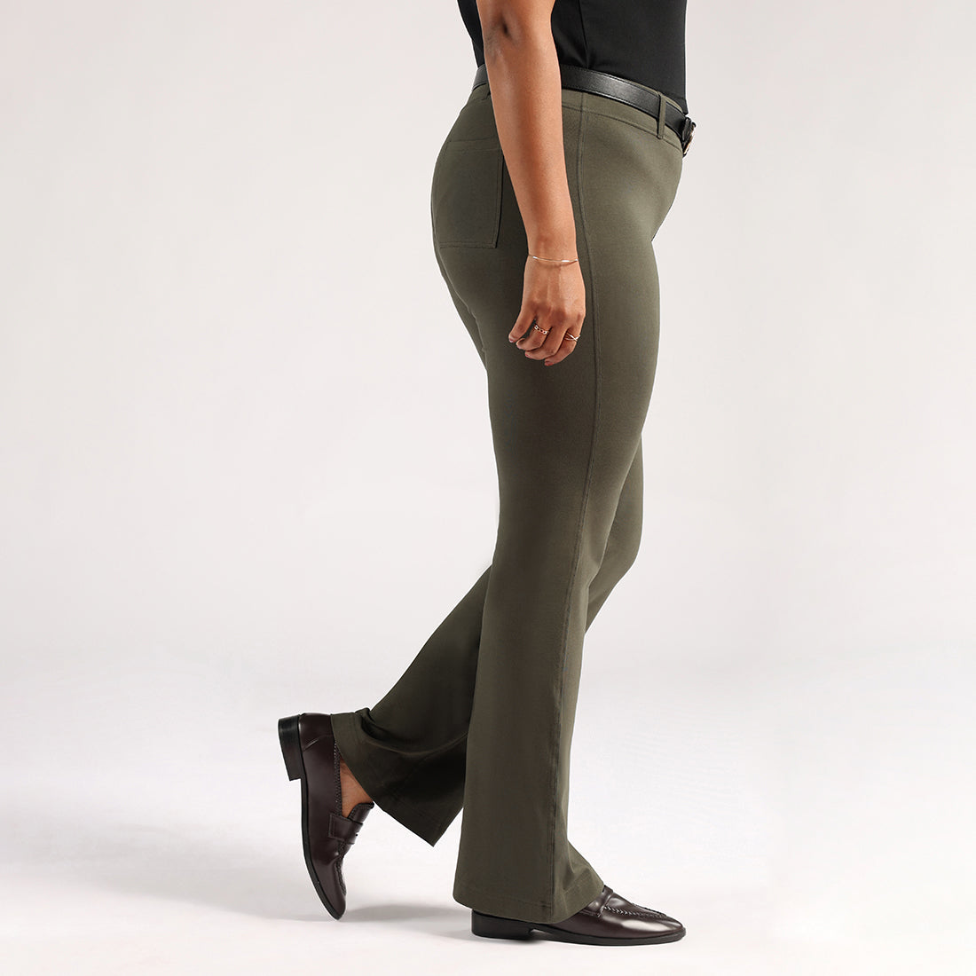 AM:PM Air Flare Trousers - Cotton