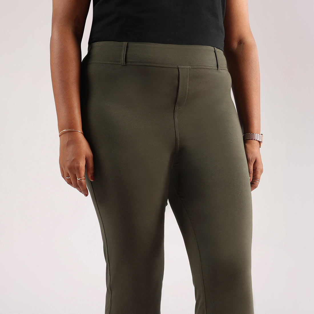 AM:PM Air Flare Trousers - Cotton