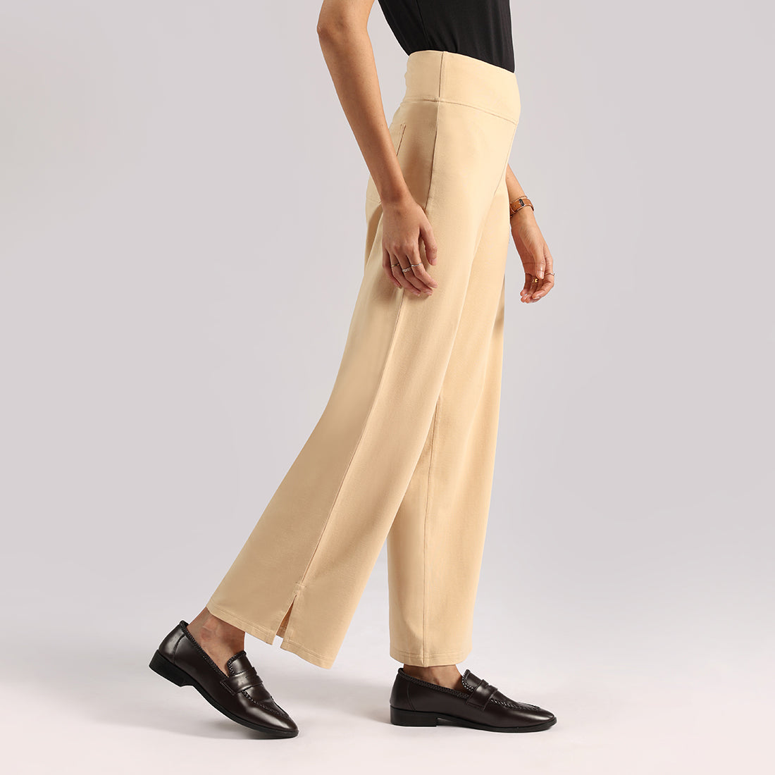 AM:PM Cotton Wide Legged Pants - Lite