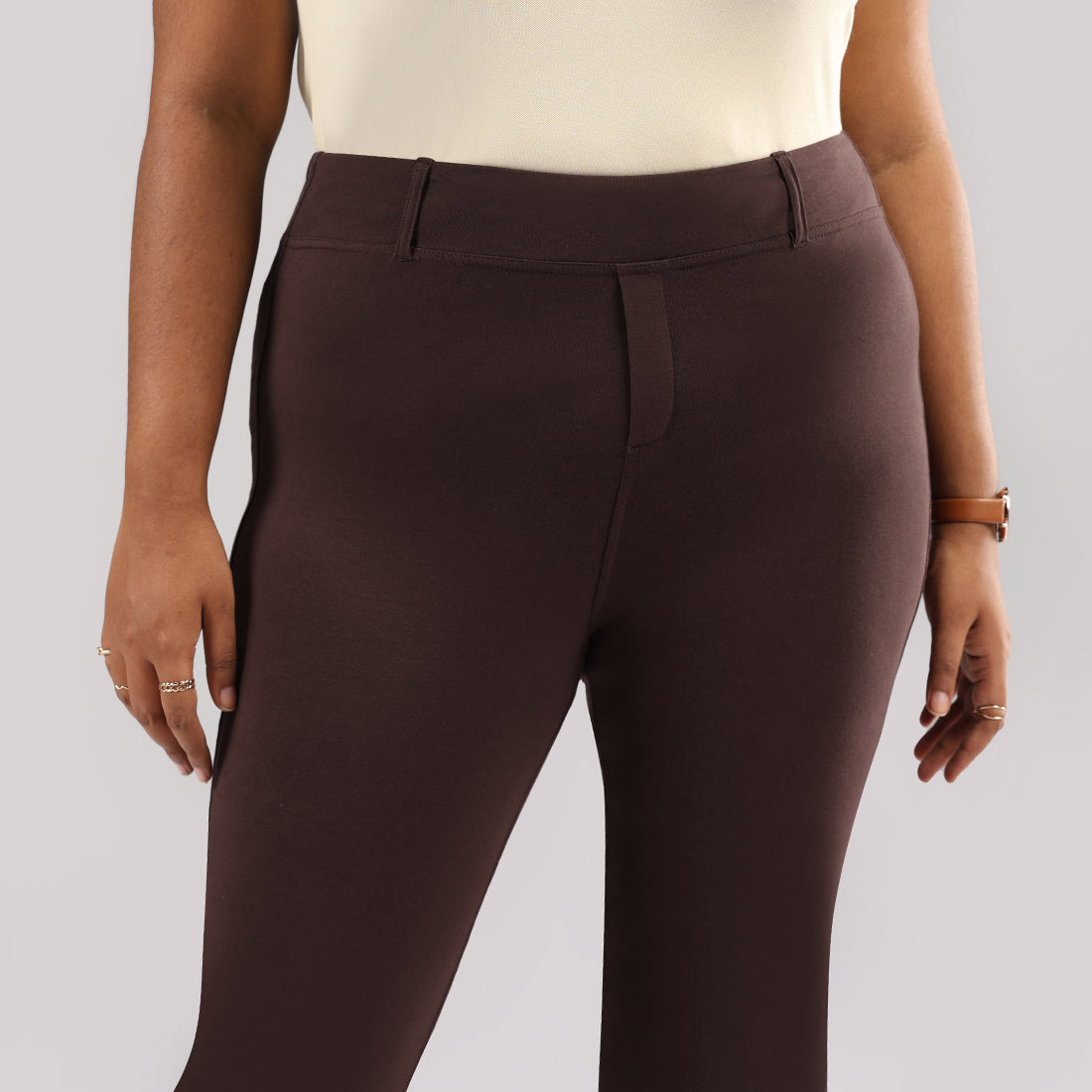 AM:PM Cotton Flare Pants - Lite Tall