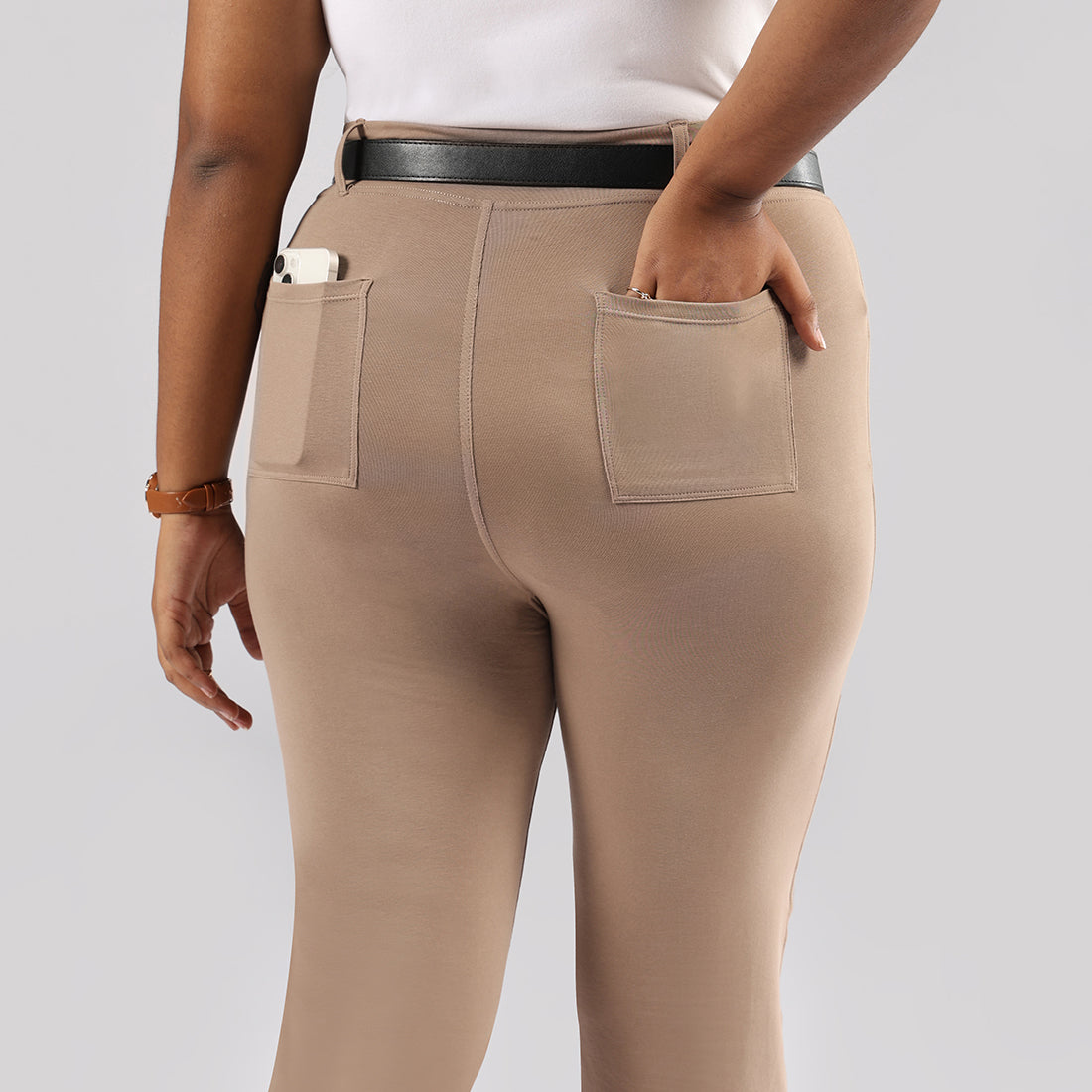 AM:PM Cotton Flare Pants - Lite Tall