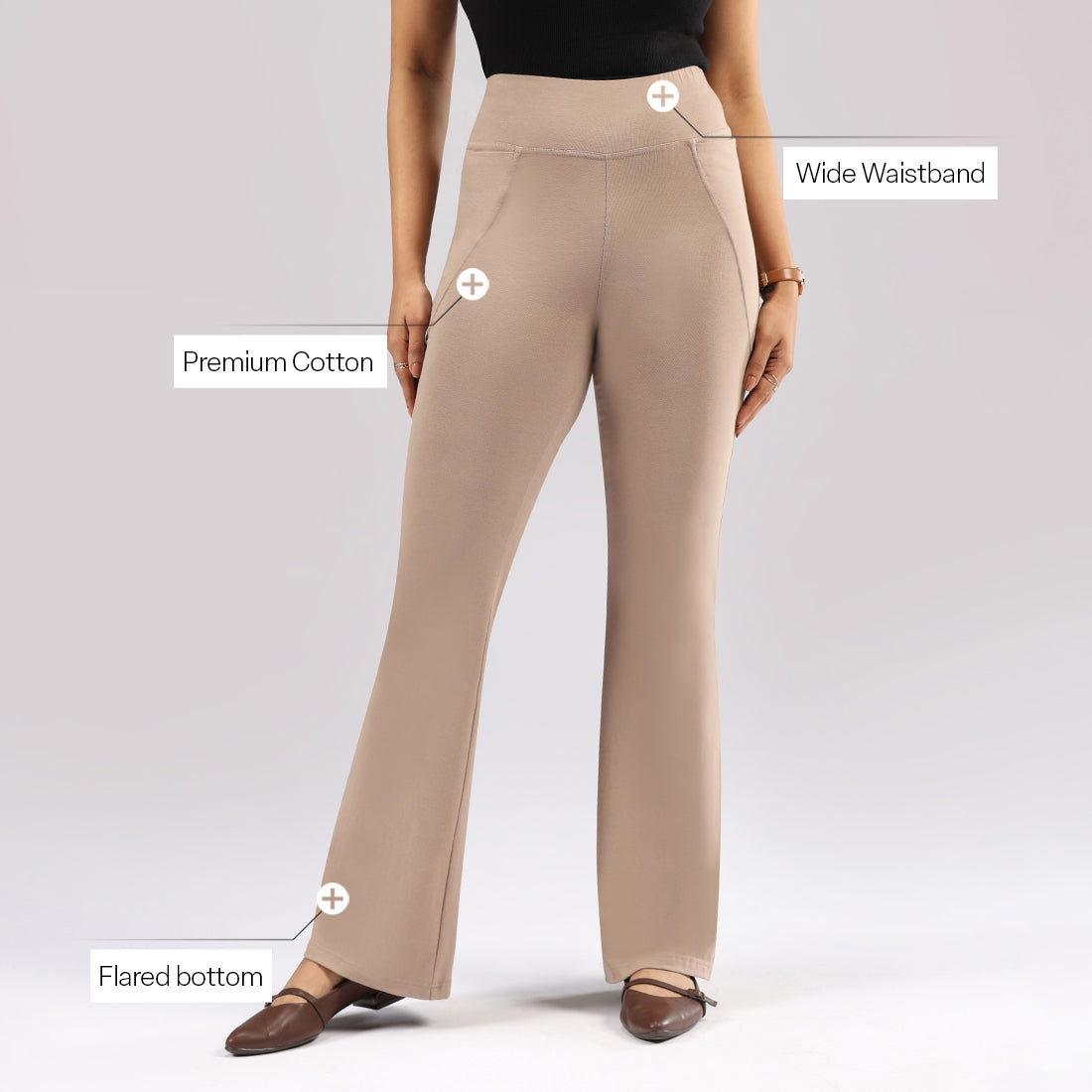 AM:PM Cotton Flare Pants