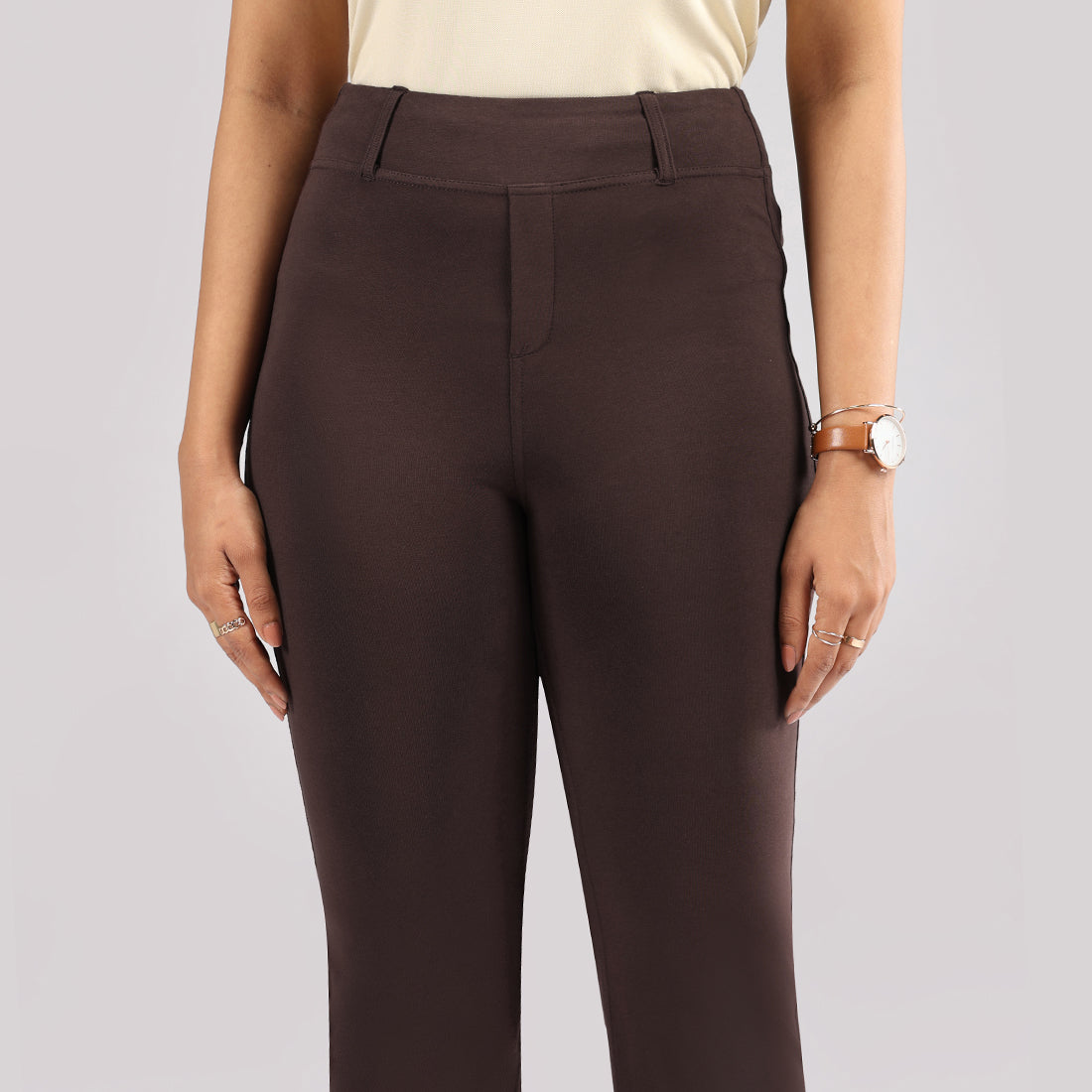 AM:PM Air Flare Trousers - Cotton