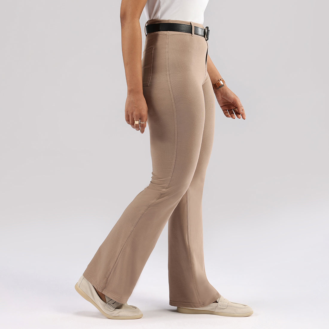 AM:PM Air Flare Trousers - Cotton