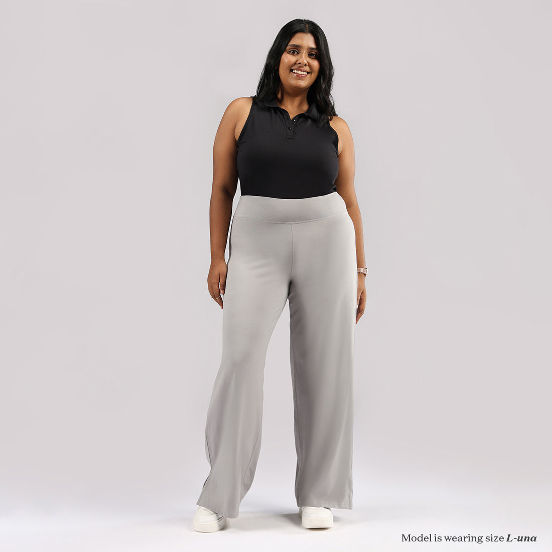 AM:PM Cotton Wide Legged Pants - Lite Tall