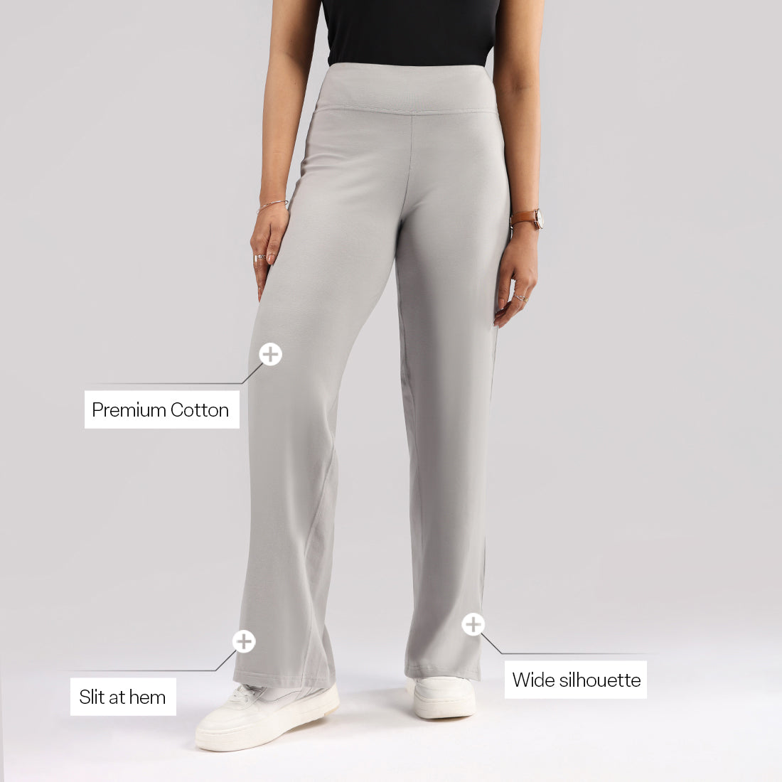 AM:PM Cotton Wide Legged Pants - Lite