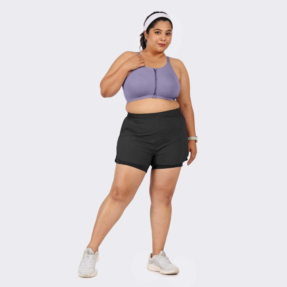Zip-Up Sports Bra