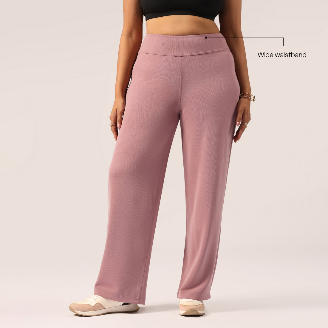 PetalRib™ Wide Leg Pants
