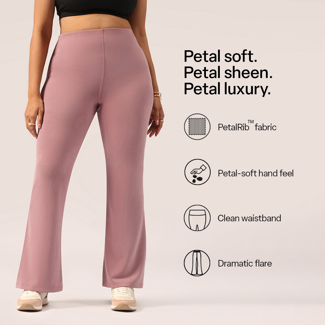 PetalRib™ Flare Pants
