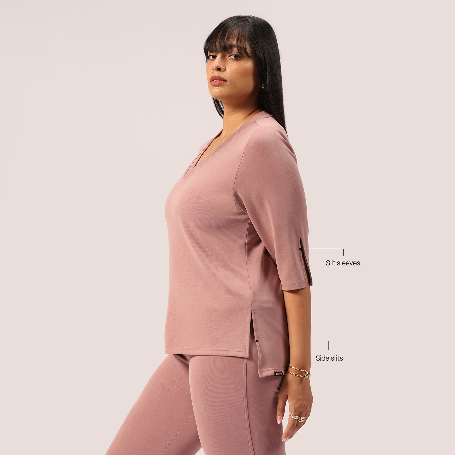 PetalRib™ Slit Sleeve Top