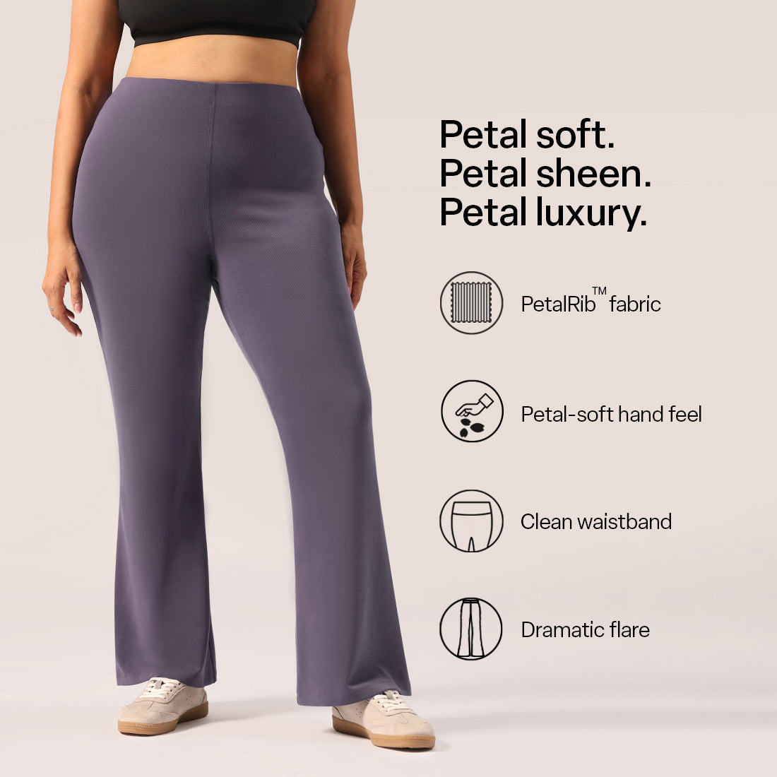 PetalRib™ Flare Pants