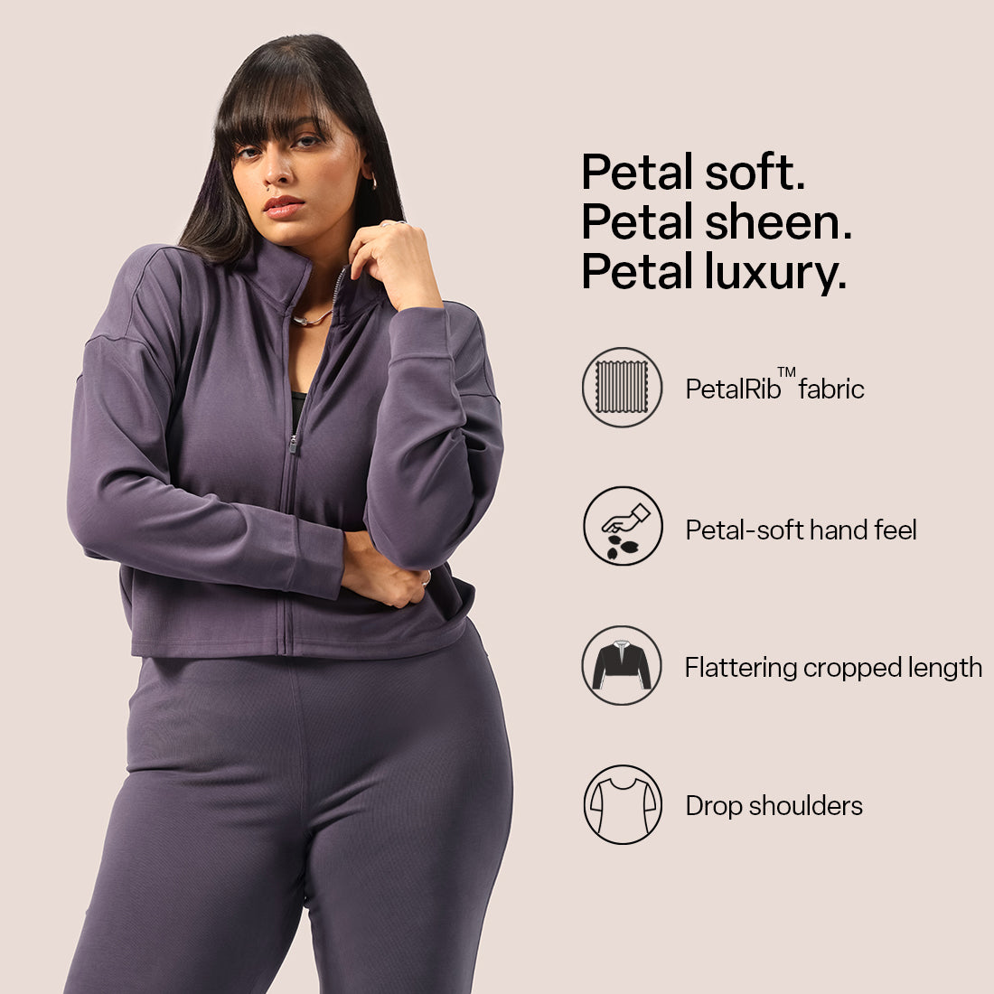 PetalRib™ Crop Jacket