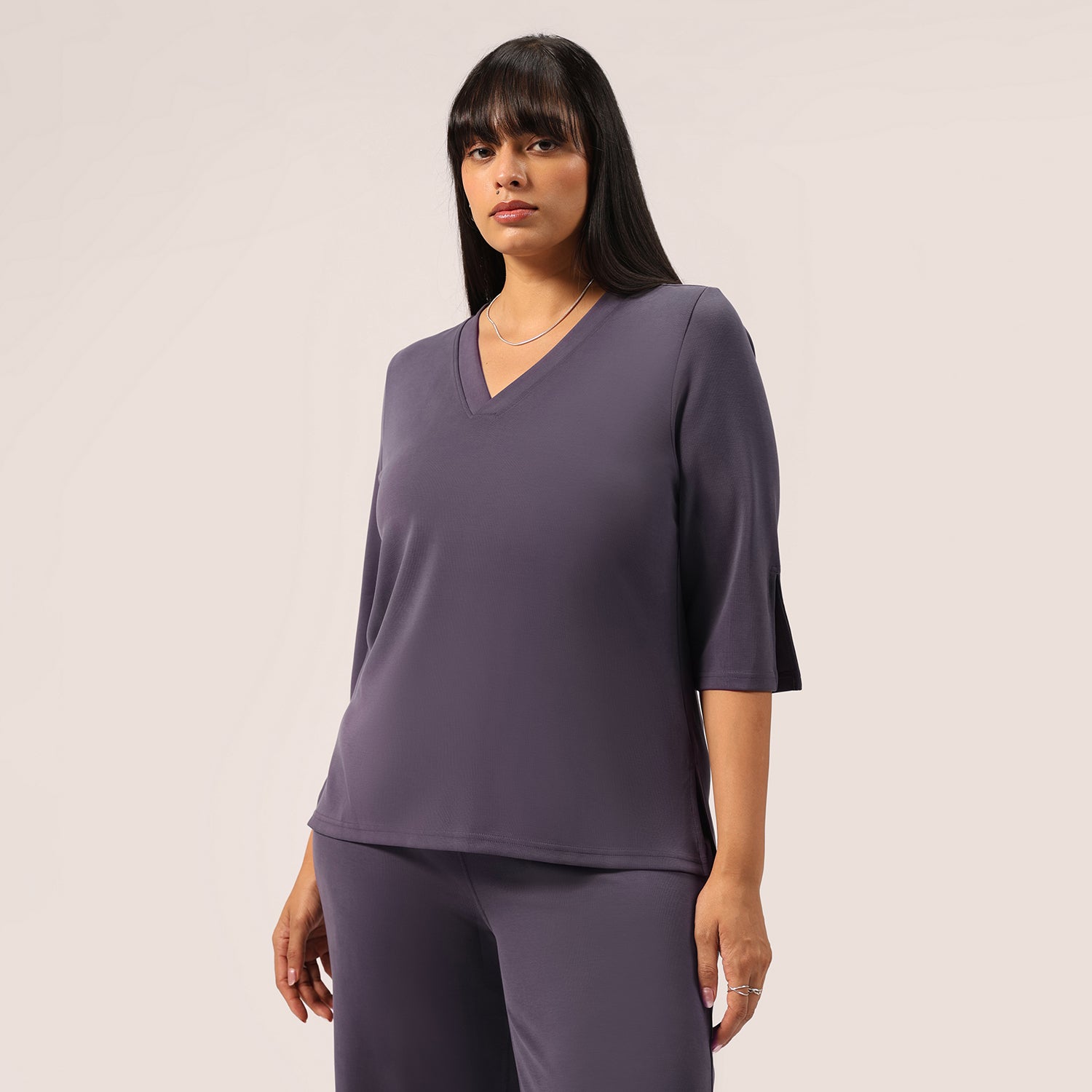 PetalRib™ Slit Sleeve Top