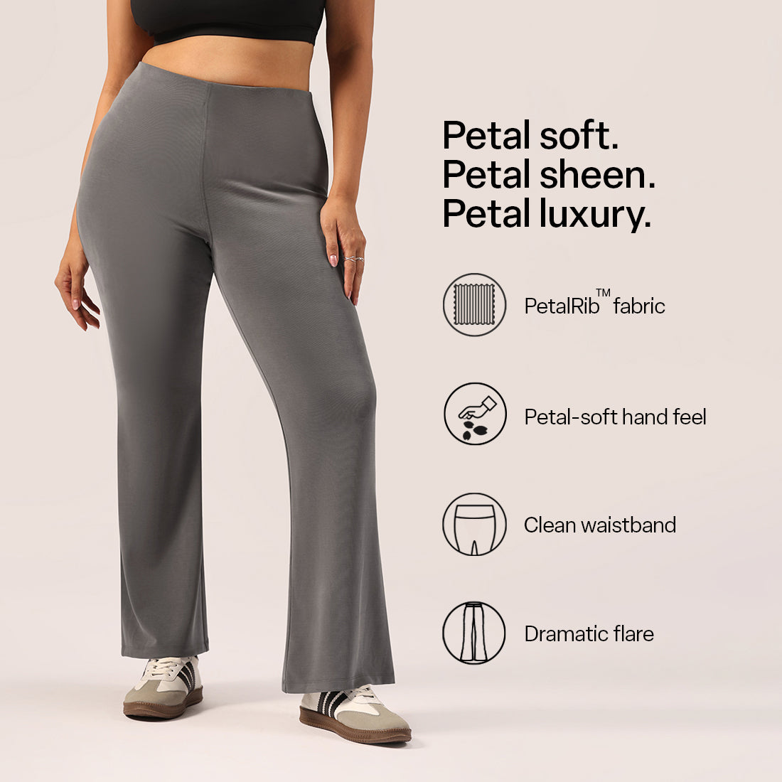PetalRib™ Flare Pants