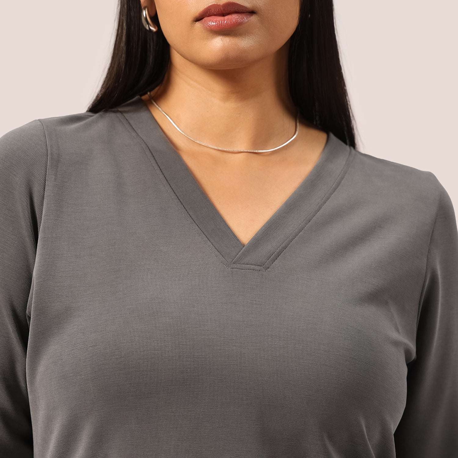 PetalRib™ Slit Sleeve Top