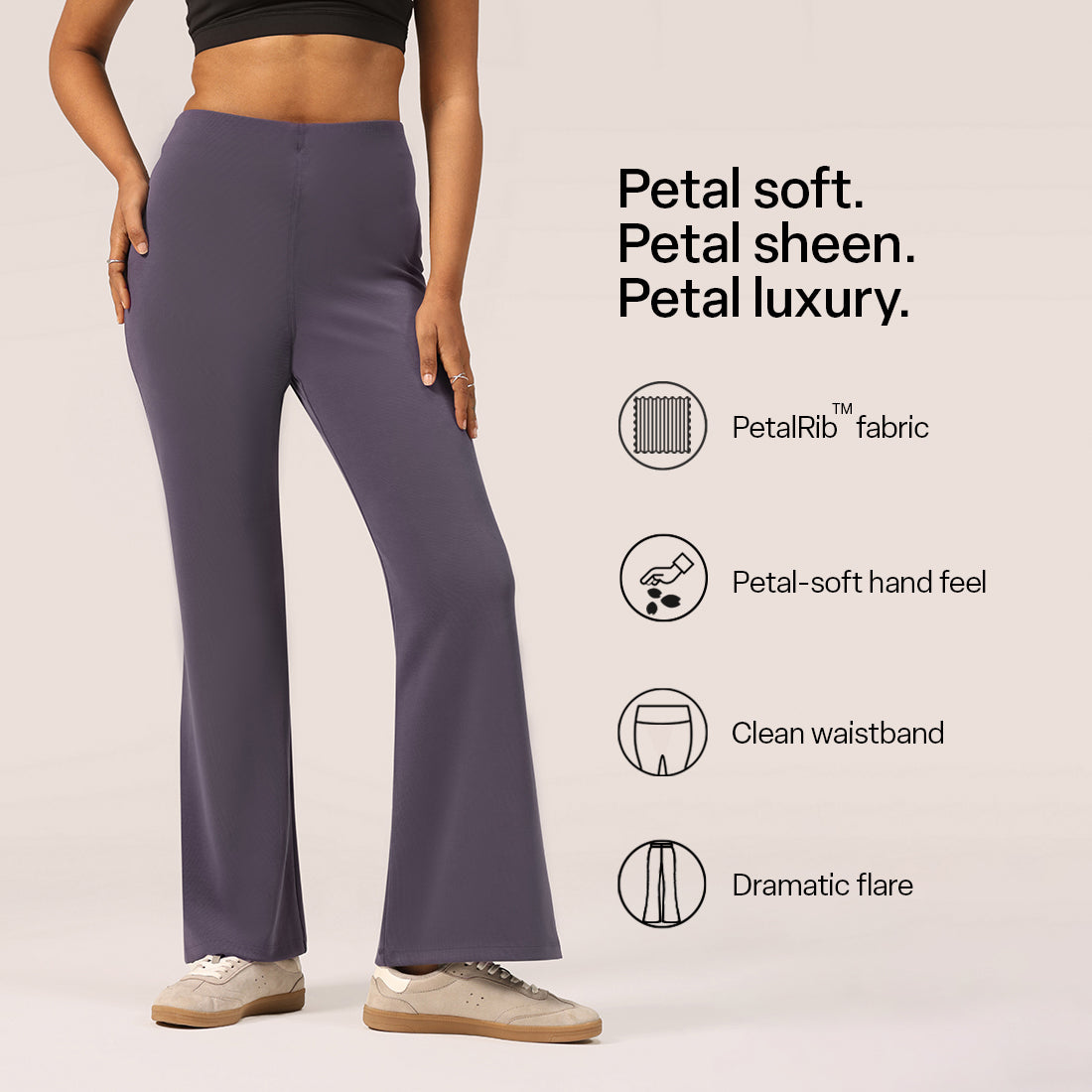 PetalRib™ Flare Pants
