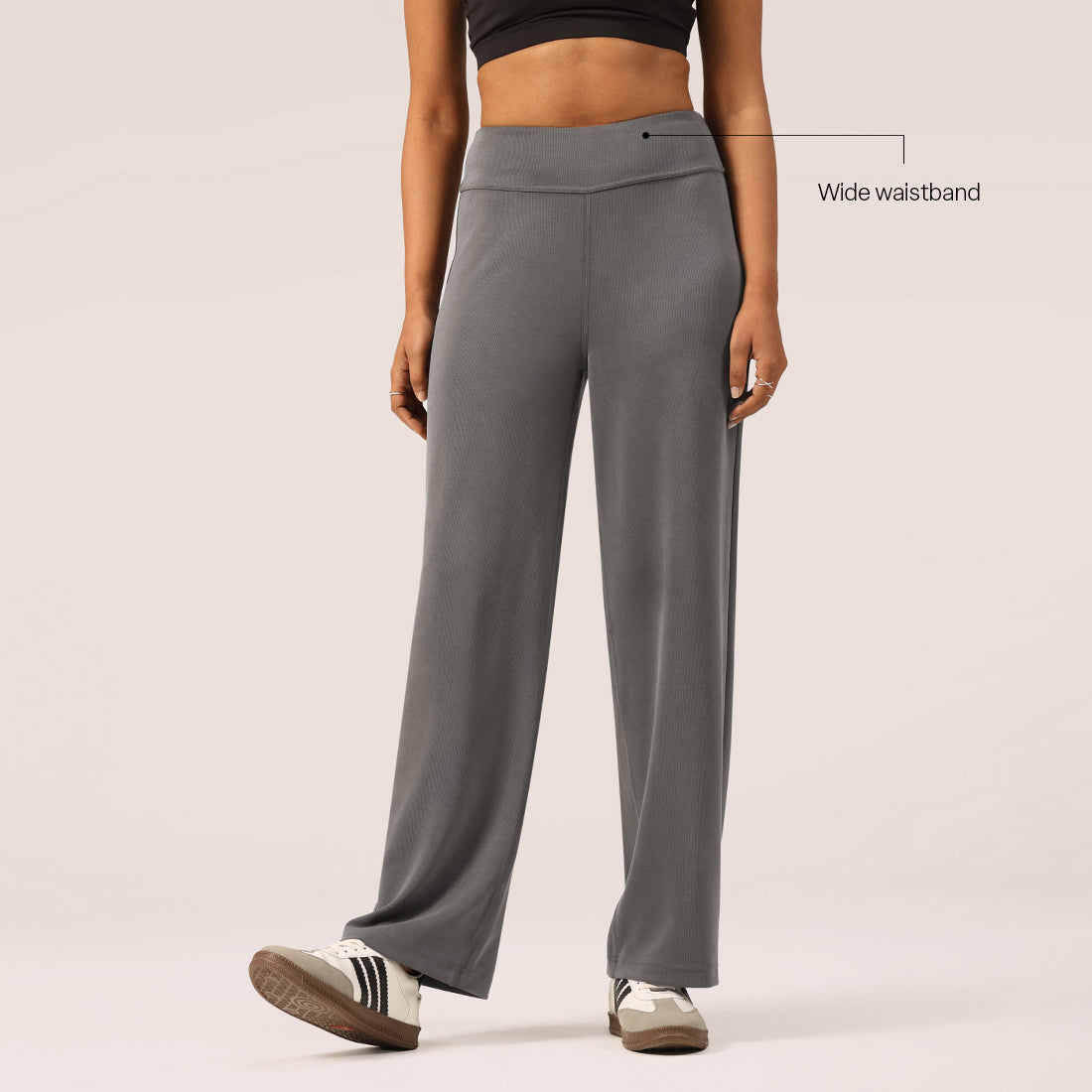 PetalRib™ Wide Leg Pants