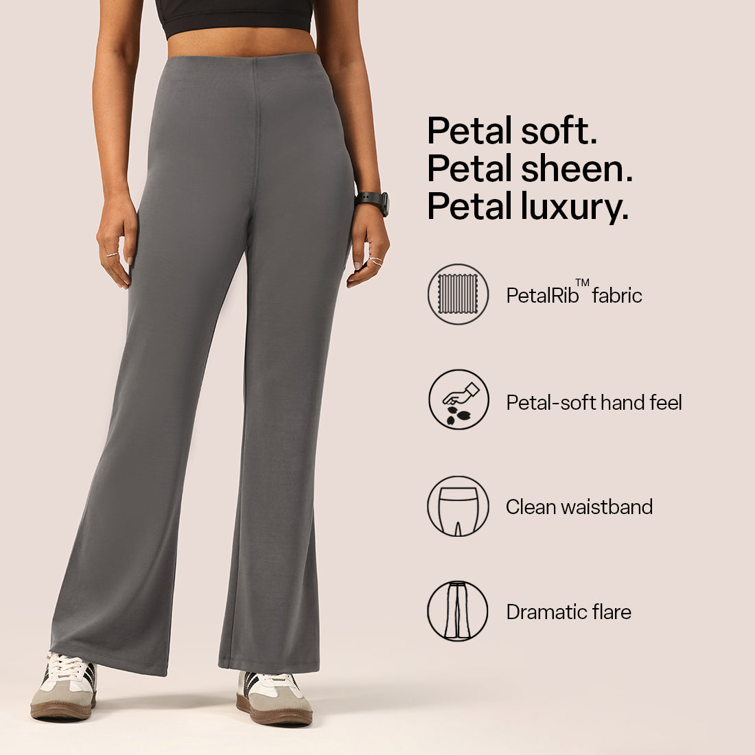 PetalRib™ Flare Pants