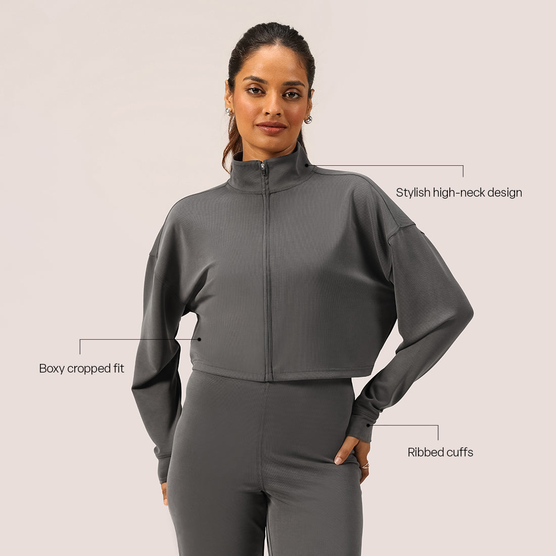 PetalRib™ Crop Jacket