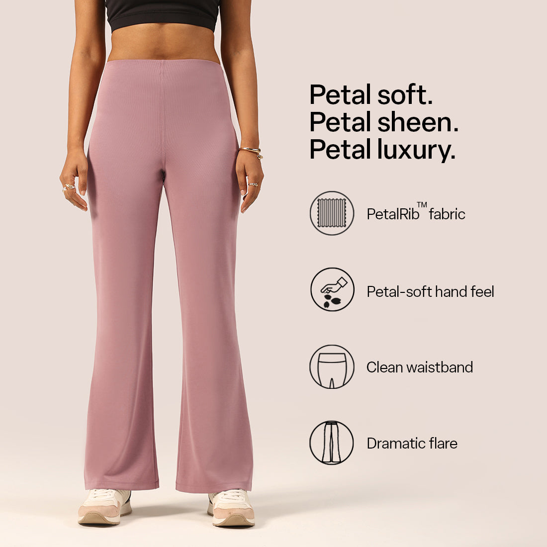 PetalRib™ Flare Pants