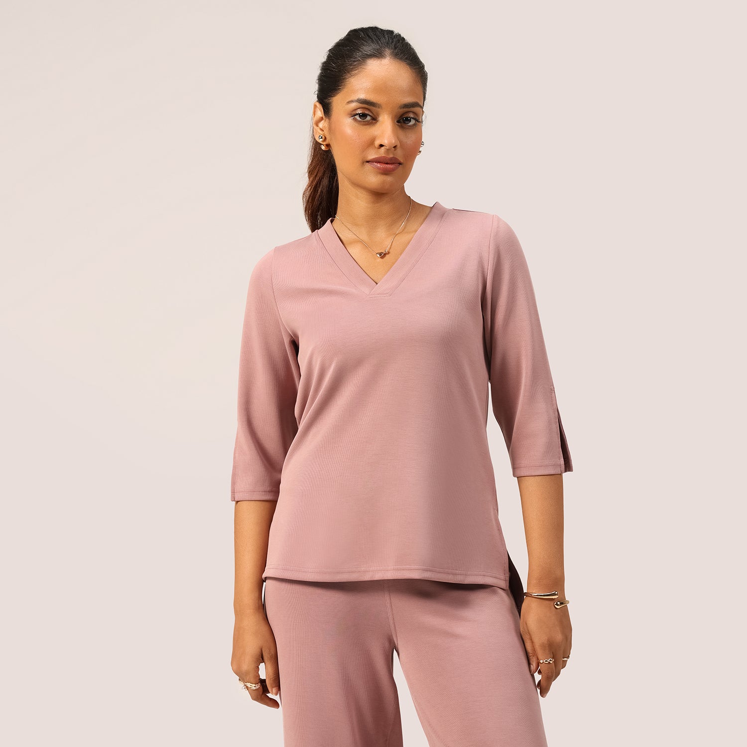 PetalRib™ Slit Sleeve Top