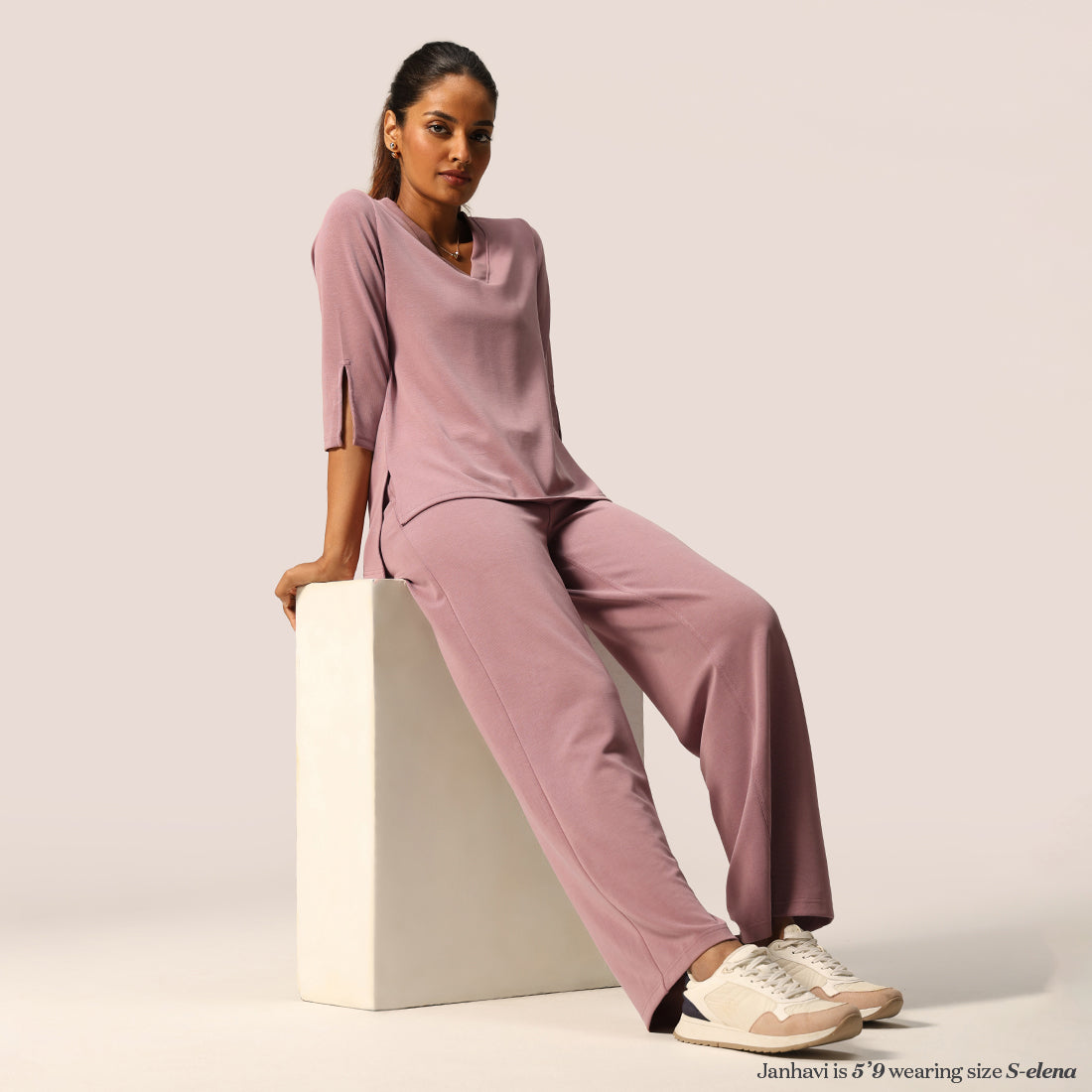 PetalRib™ Wide Leg Pants