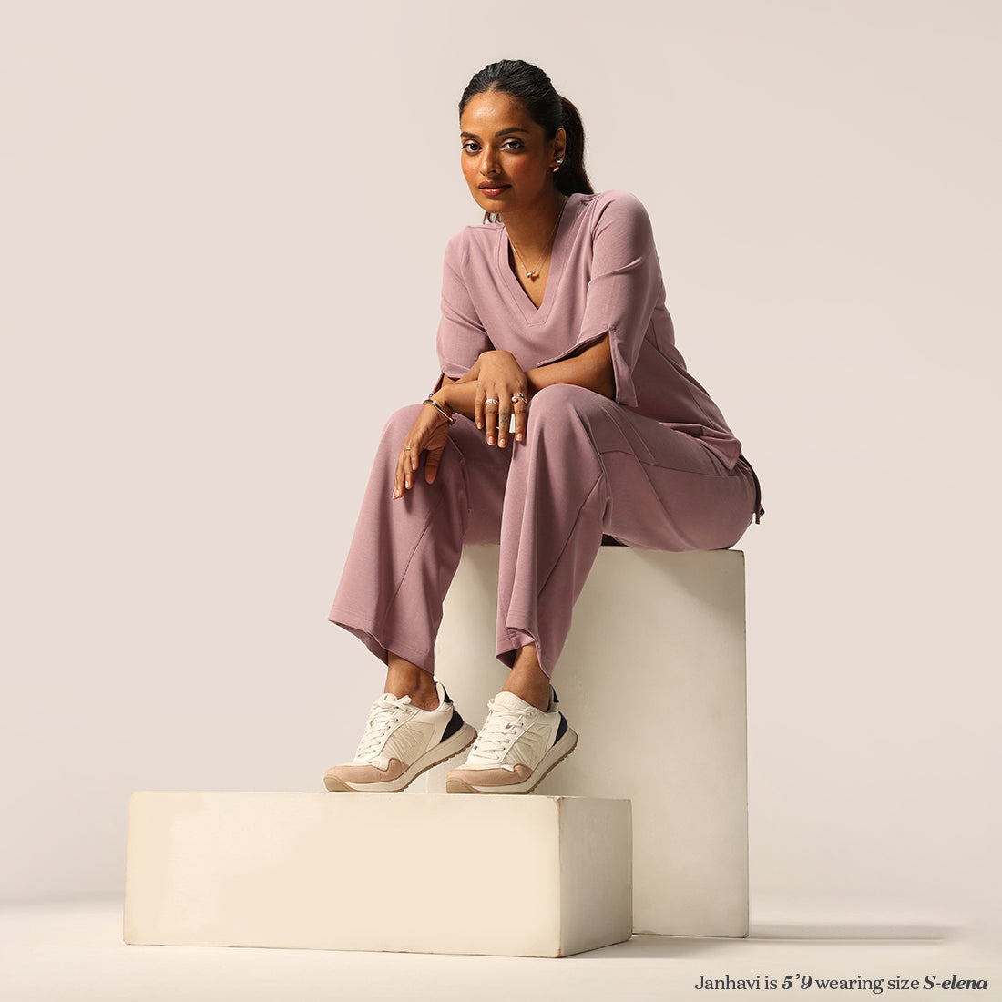 PetalRib™ Wide Leg Pants