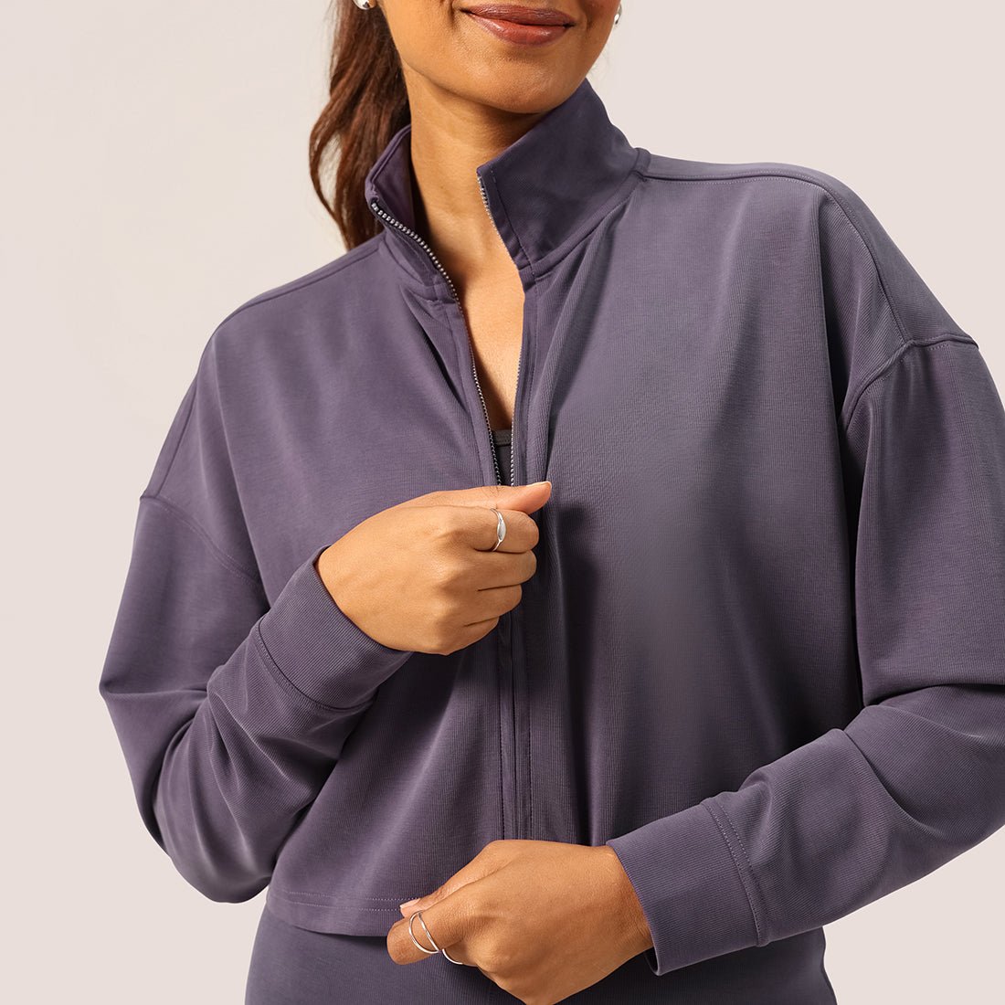 PetalRib™ Crop Jacket - BlissClub