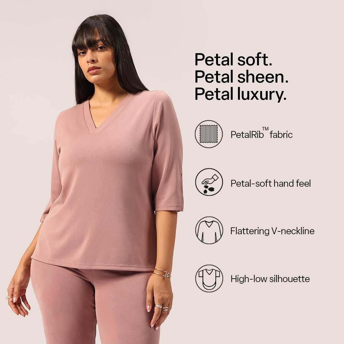 PetalRib™ Slit Sleeve Top - BlissClub