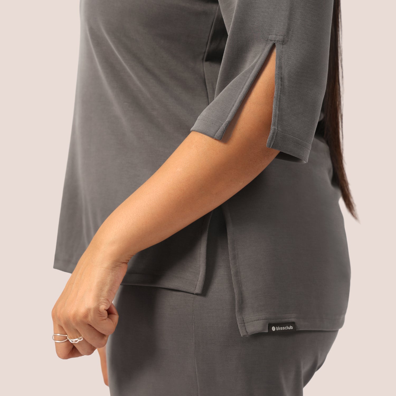 PetalRib™ Slit Sleeve Top - BlissClub
